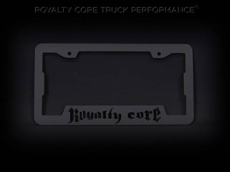 Royalty Core - Royalty Core Single License Plate Cover Satin black