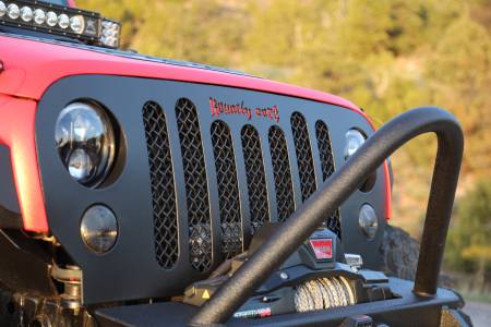 Royalty Core - Jeep Wrangler 2007-2017 RCJK Grille Replacement Satin Black