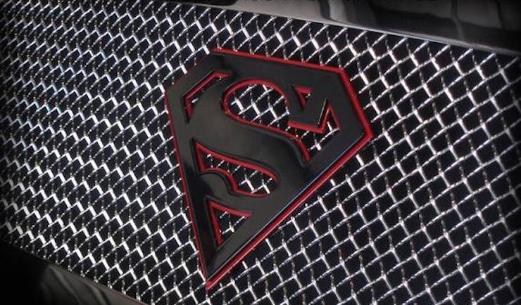 Superman emblem royalty core grille