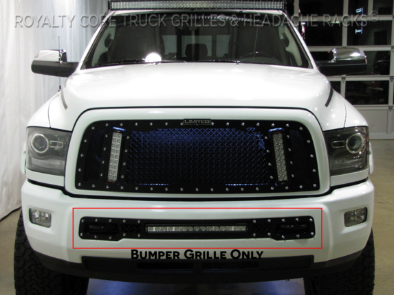 Chrome Mesh Grille With Letters For 2013-2018 Dodge RAM 2500/3500 – Direct Fit