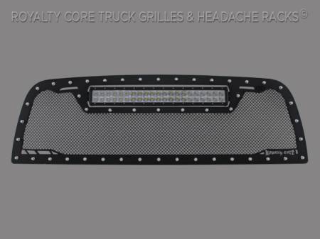 Royalty Core - DODGE RAM 2500/3500/4500 2010-2012 RCRX LED Race Line Grille-Top Mount LED