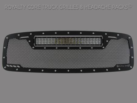 Royalty Core - DODGE RAM 2500/3500/4500 2003-2005 RCRX LED Race Line Grille-Top Mount LED