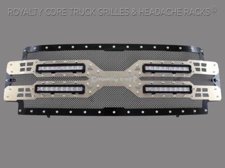 Royalty Core - Ford Super Duty 2017-2019 RC5X Quadrant LED Full Grille Replacement