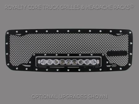 Royalty Core - GMC Sierra HD 2500/3500 2007-2010 RC1X Incredible LED Grille