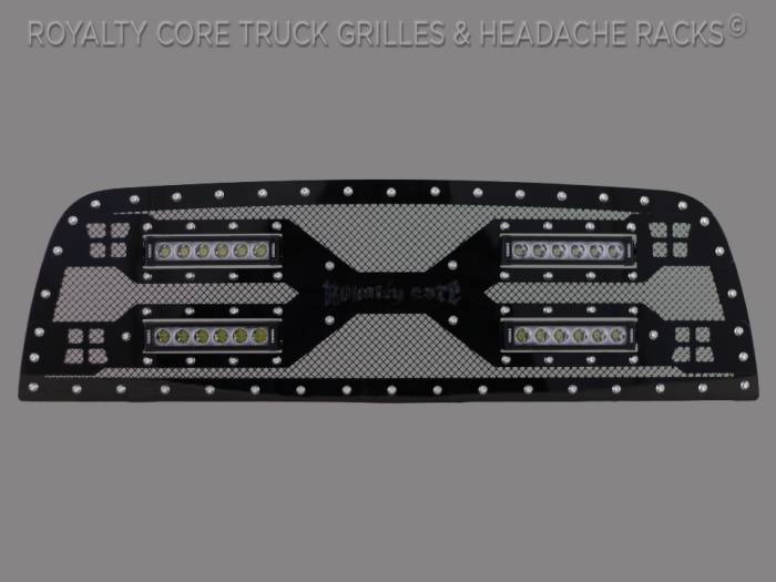 Royalty Core - Royalty Core Ram 2500/3500/4500 2013-2018 RC5X Quadrant LED Grille