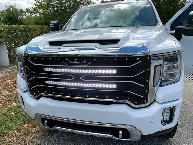 Royalty Core - 2020-2023 GMC 2500/3500 HD RC4 DOUBLEX Layered with TWO 30" Curved LED Grille