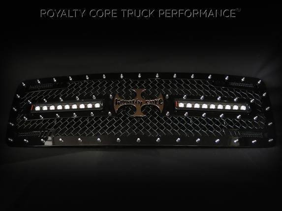 Royalty Core - 2019-2024 Dodge/RAM RC2X X-Treme Dual LED Grille (Laramie Longhorn & Limited)