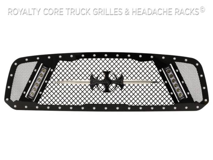Royalty Core - Dodge Ram 1500 2019 RCX Explosive Dual LED Grille (Laramie Longhorn & Limited)