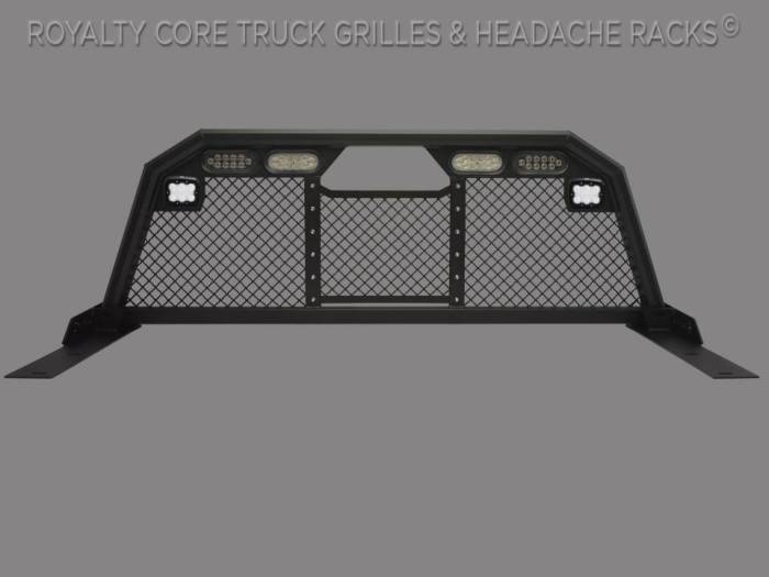 Nissan Titan 2019-2026 RC88 Billet Headache Rack w/ Integrated Taillights & Dura PODs