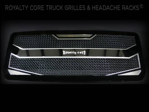 Royalty Core - Royalty Core Nissan Armada 2005-2007 Full Grille Replacement RC4 Layered Stainless Steel Truck Grille