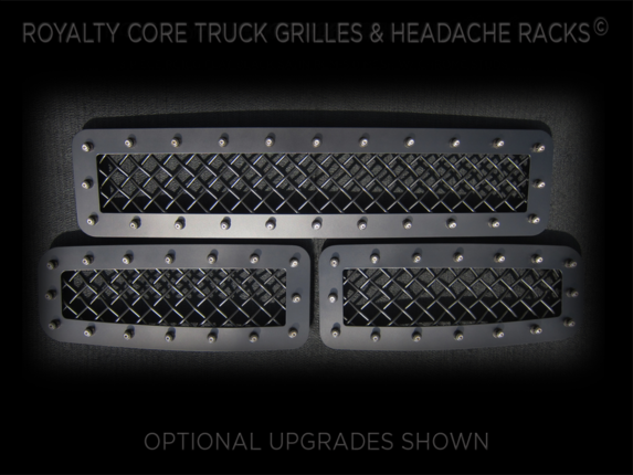 Royalty Core - Ford Super Duty 2008-2010 3 Piece Bumper Grille