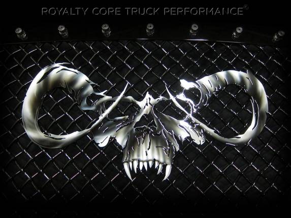 Royalty Core - Goat Skull Airbrushed