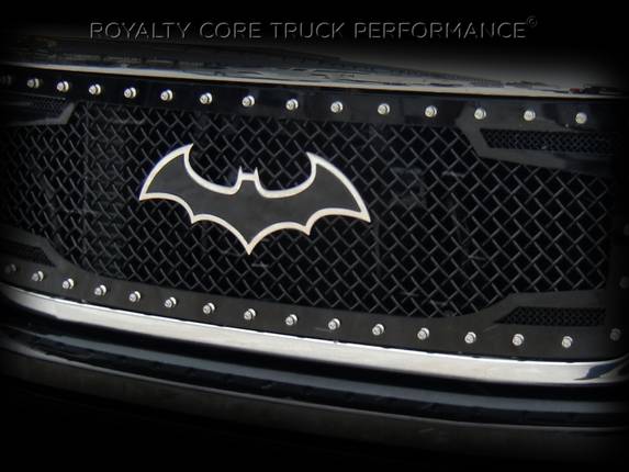 Royale Black Car Grill Badge & Fittings Batman Club  B2B.1742 