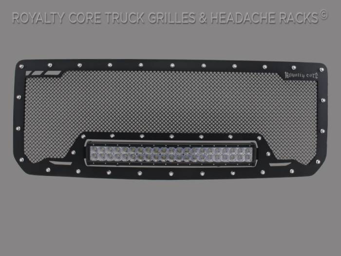 Royalty Core - GMC Sierra HD 2500/3500 2007-2010 RCRX LED Race Line Grille