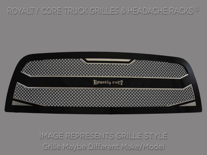 Royalty Core - Royalty Core Dodge Ram 2500/3500/4500 1994-2002 RC4 Layered Grille