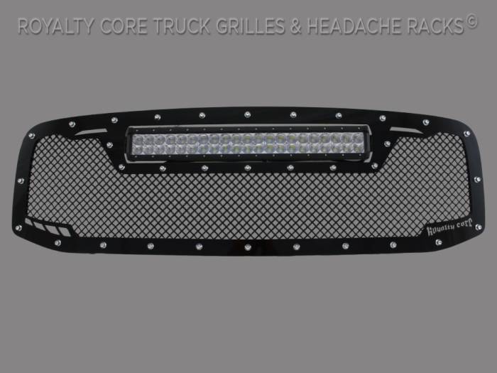 Royalty Core - DODGE RAM 2500/3500/4500 2006-2009 RCRX LED Race Line Grille-Top Mount LED