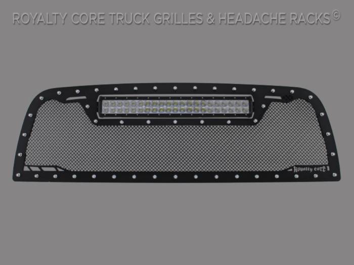 Royalty Core - DODGE RAM 2500/3500/4500 2010-2012 RCRX LED Race Line Grille-Top Mount LED