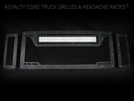 Royalty Core - Ford Super Duty 2008-2010 RCRX LED Race Line Grille-Top Mount LED