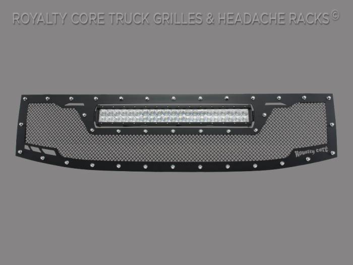 Royalty Core - Nissan Titan 2004-2015 RCRX LED Full Grille Replacement-Top Mounted LED