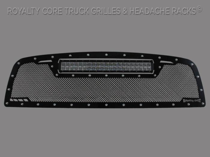 Royalty Core - DODGE RAM 1500 2009-2012 RCRX LED Race Line Grille-Top Mount LED