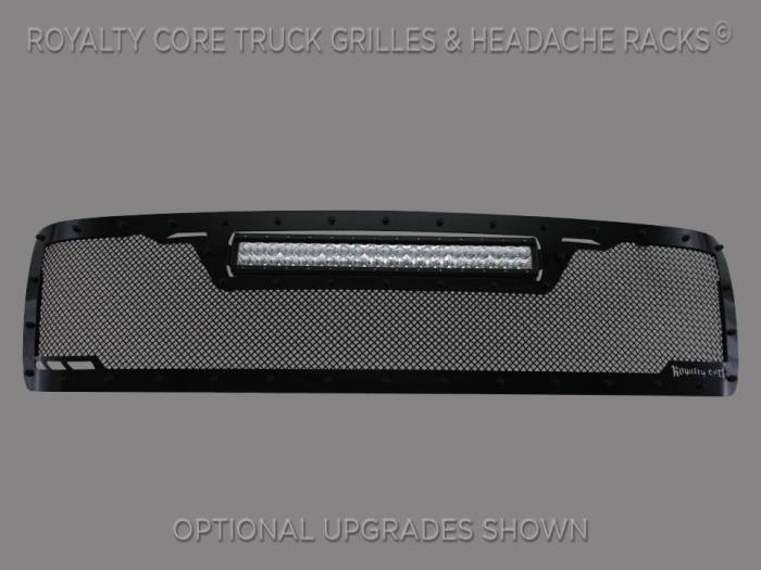 Royalty Core - Chevy 1500 2007-2013 RCRX LED Race Line Full Grille Replacement-Top Mount LED