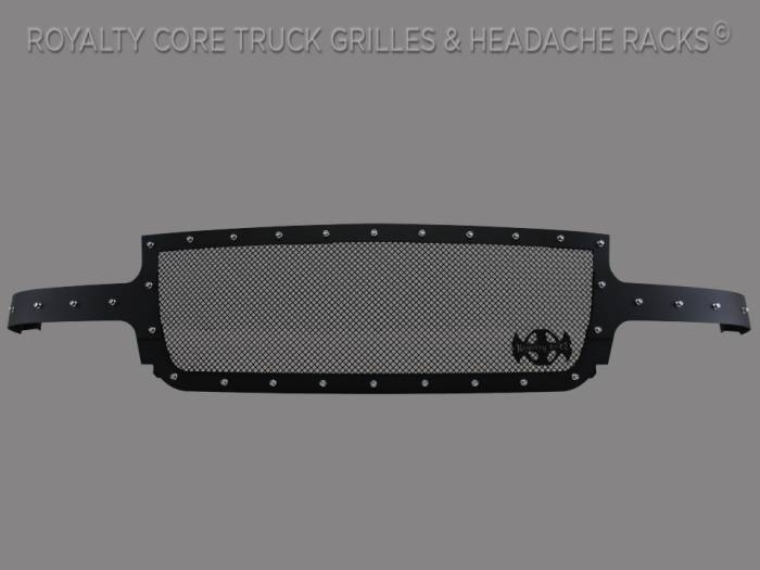 Royalty Core - Chevrolet 2500/3500 1999-2002 Full Grille Replacement RCR Race Line Grille