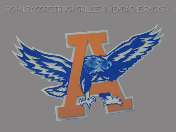 31082 Custom  A and Eagle Logo
