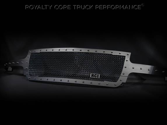 Royalty Core - Test Chevrolet 2500/3500 1999-2002 Full Grille Replacement RC1 Satin Black Grille