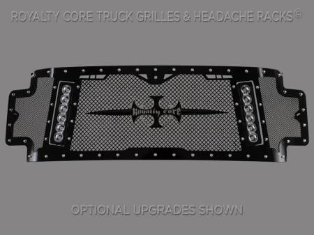 Royalty Core - Ford Super Duty 2017-2019 RCX Explosive Dual LED Full Grille Replacement - Image 1