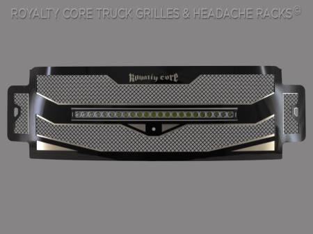 Royalty Core - Ford Super Duty 2017-2019 RC4X Layered 30" Curved LED Grille