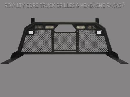 Royalty Core - Ford Superduty F-250 F-350 1999-2010 RC88 Headache Rack w/ Integrated Taillights & Dura PODs - Image 1