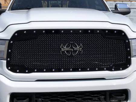 Royalty Core - 2019-2023 Dodge RAM 2500/3500/4500 RC2 Twin Mesh Grille FULL REPLACEMENT - Image 2