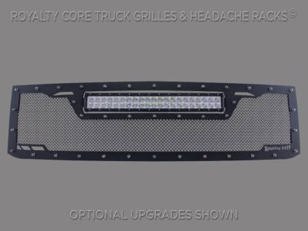 Royalty Core - 2020-2022 Chevrolet Silverado 2500/3500 RCRX Top Mount LED Race Line Grille - Image 1