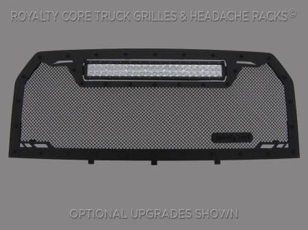 Grilles - RCRXT - Royalty Core - 2018-2020 Ford F-150 RCRX LED Race Line Full Grille Replacement-Top Mount LED