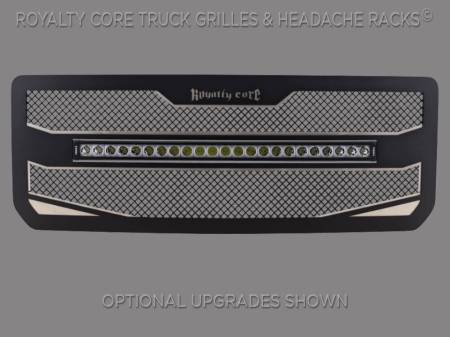 GMC 2500/3500 HD 2020-2023 RC4X Layered 30" Curved LED Grille