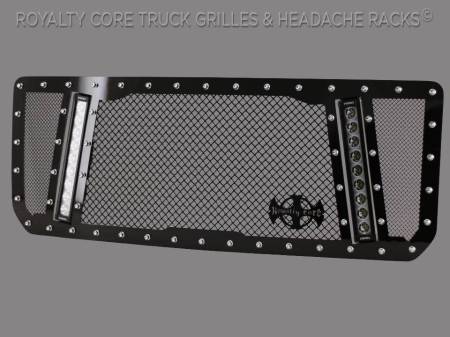 Royalty Core - GMC Sierra HD 2500/3500 2020-2023 RCX Explosive Dual LED Grille