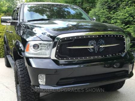 Royalty Core - 2019-2024 Dodge RAM 1500 RC2 Twin Mesh Grille (Laramie Longhorn & Limited) - Image 3