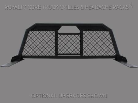 Chevy/GMC 1500/2500/3500 2020-2024 RC88 Billet  Headache Rack With Diamond Mesh - Image 2