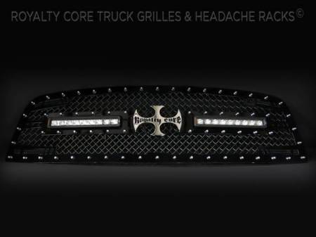 2019-2024 Dodge/RAM RC2X X-Treme Dual LED Grille(Laramie, Lonestar, Tradesman, & Bighorn)