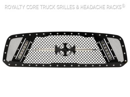 2019-2024 Dodge Ram 1500 RCX Explosive Dual LED Grille (Limited & Limited Longhorn) 