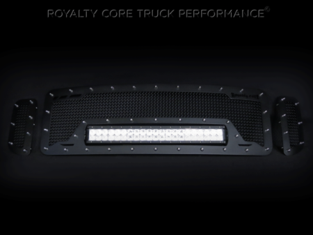 Grilles - RCRXB - Royalty Core - Ford Super Duty 1999-2004 RCRX LED Race Line Grille