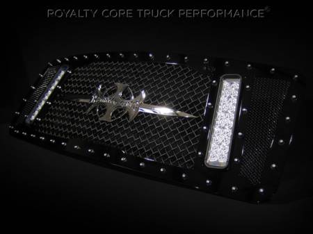 Royalty Core - GMC Denali 2500/3500 HD 2015-2019 RCX Explosive Dual LED Grille - Image 3