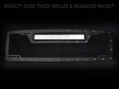 Grilles - RCRXT - Royalty Core - Chevrolet 1500 Z71 2014-2015 RCRX LED Race Line Grille-Top Mount LED