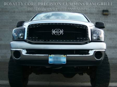 2500/3500/4500 - 2003-2005 2500/3500/4500 Grilles - Royalty Core - Dodge Ram 2500/3500 2003-2005 RC3DX Innovative Main Grille