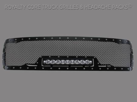 Grilles - RC1X - Royalty Core - Chevrolet 1500 2007-2013 Full Grille Replacement RC1X Incredible LED Grille