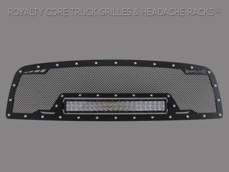 Grilles - RCRXB - Royalty Core - DODGE RAM 1500 2002-2005 RCRX LED Race Line Grille