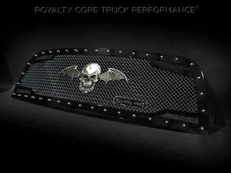 Skull and Bat Wings Emblem