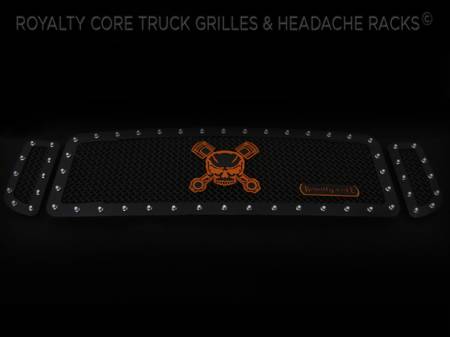 Custom Skull with Crossed Wrench Logo