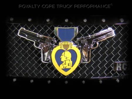 Purple Heart With Colt