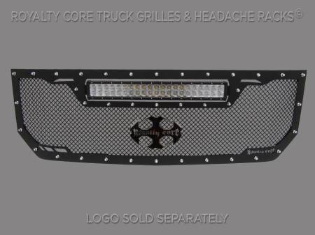 Grilles - RCRXT - Royalty Core - Chevrolet 1500 2016-2018 RCRX LED Race Line Grille-Top Mount LED